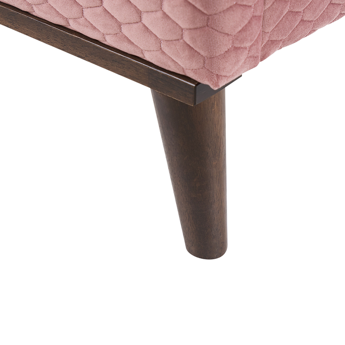 Beliani BAYONNE Bed Roze 140x200