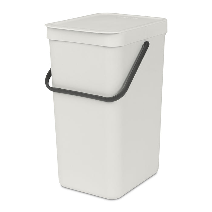 Brabantia Sort & Go Afvalemmer / Opberger 16 L - Grijs
