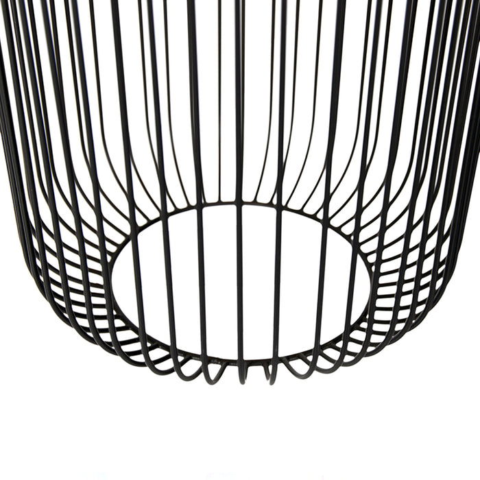 QAZQA Design hanglamp zwart met goud 3-lichts - Mayelle