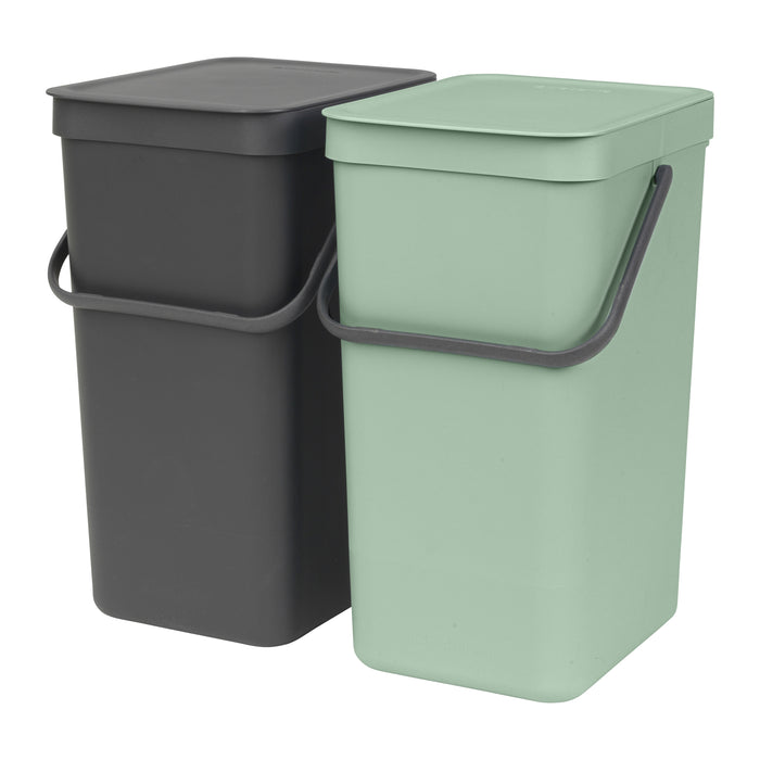 Brabantia Sort & Go Inbouwemmer 2 x 12 L