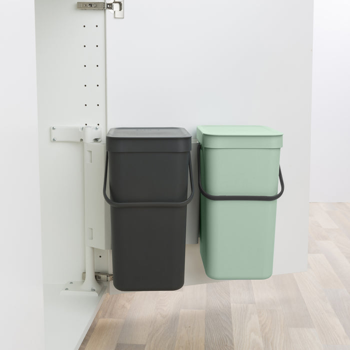 Brabantia Sort & Go Inbouwemmer 2 x 12 L