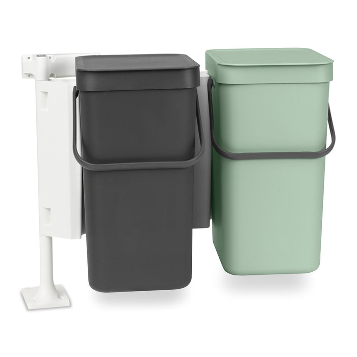 Brabantia Sort & Go Inbouwemmer 2 x 12 L