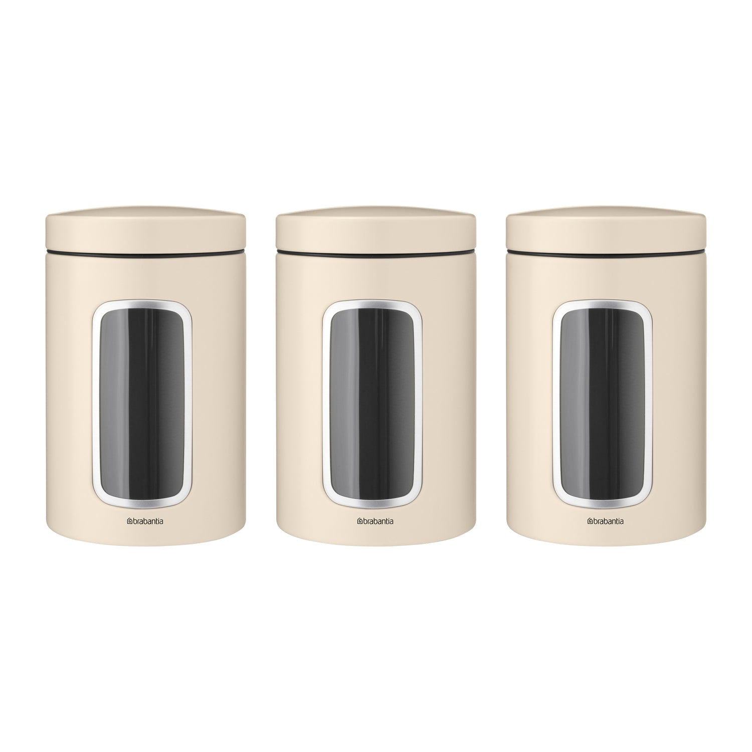Brabantia Vensterbussen 1,4 Liter - Set van 3 - Soft Beige