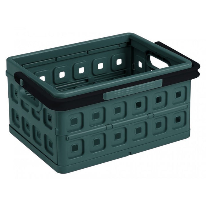SUNWARE SQUARE VOUWKRAT MET HANDGREEP 24L ANTRACIET 44 x 31,5 x 21 cm