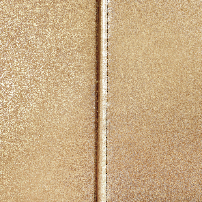 Beliani - PARIS - Tweepersoonsbed - Goud - 180 x 200 cm - Leer