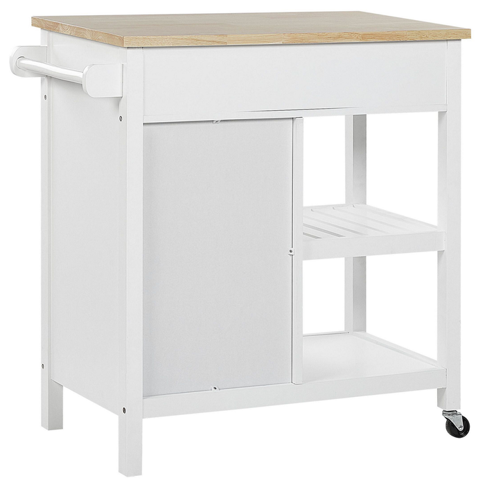 Beliani - GENOA - Keukentrolley - Wit - MDF