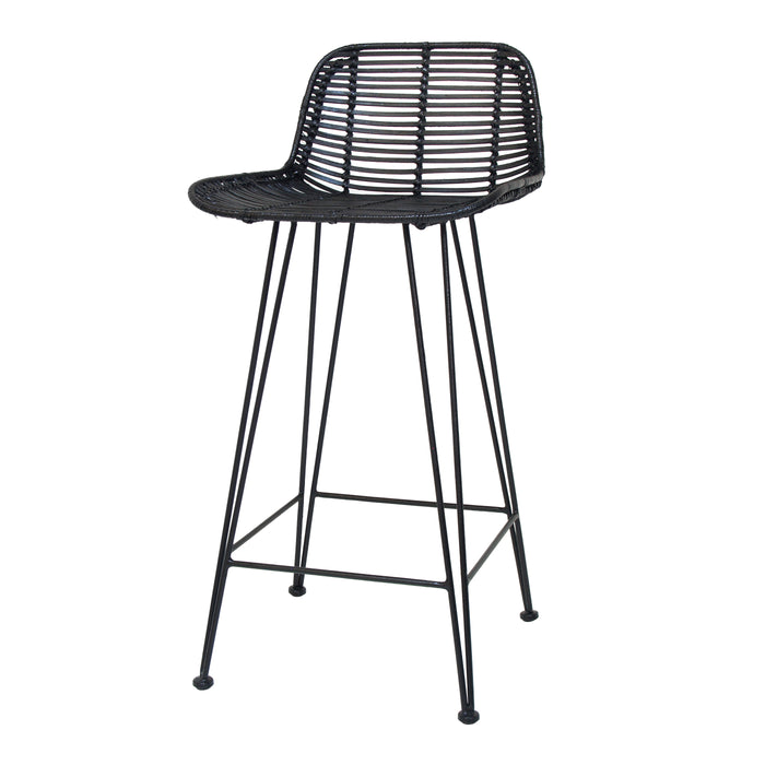 HKliving Rotan Barkruk