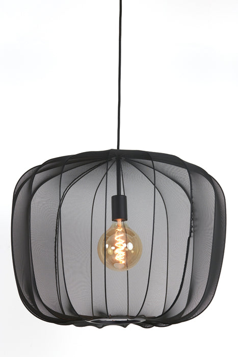 Light & Living Plumeria Hanglamp - L - H 45 x Ø 60 cm - Zwart