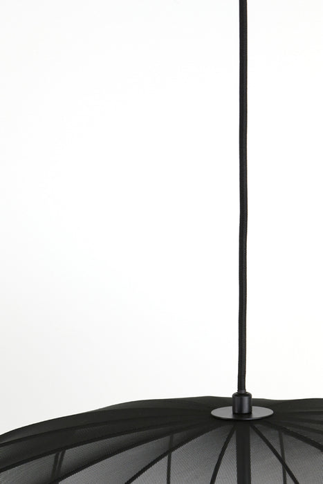 Light & Living Plumeria Hanglamp - L - H 45 x Ø 60 cm - Zwart