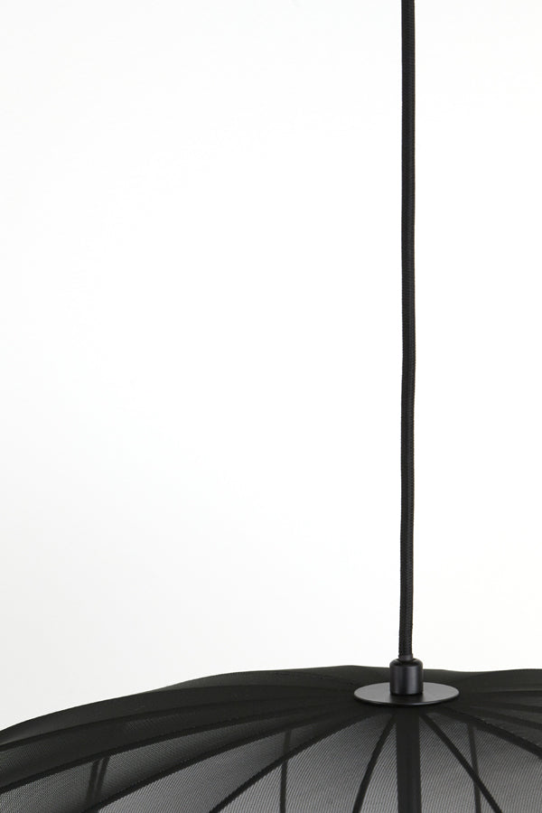 Light & Living Plumeria Hanglamp - L - H 45 x Ø 60 cm - Zwart