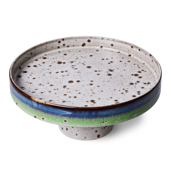HKliving 70's Ceramics Taartschaal - Comet