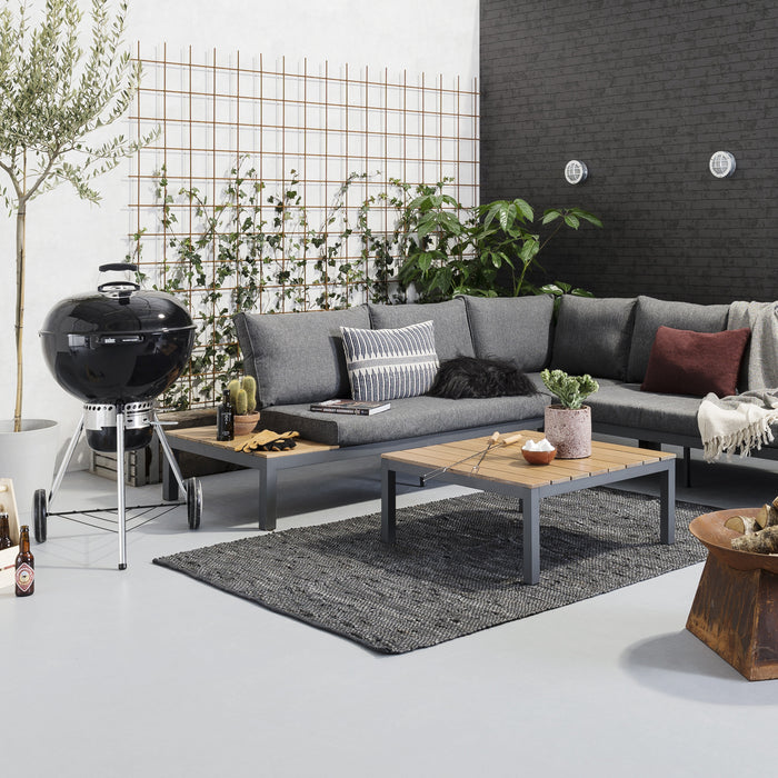 WOOOD La Vida Loungeset - Teak/Antraciet