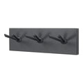 Spinder Design Pull Wandkapstok - 6 Haken - Zwart