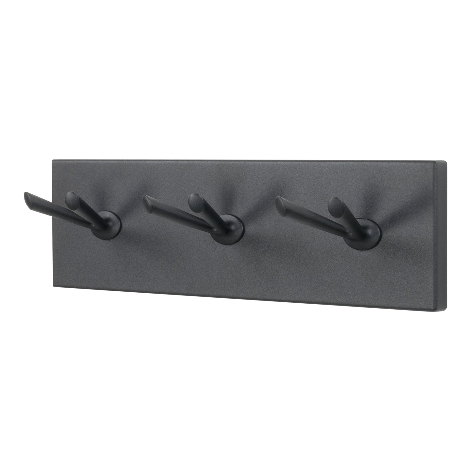 Spinder Design Pull Wandkapstok - 6 Haken - Zwart