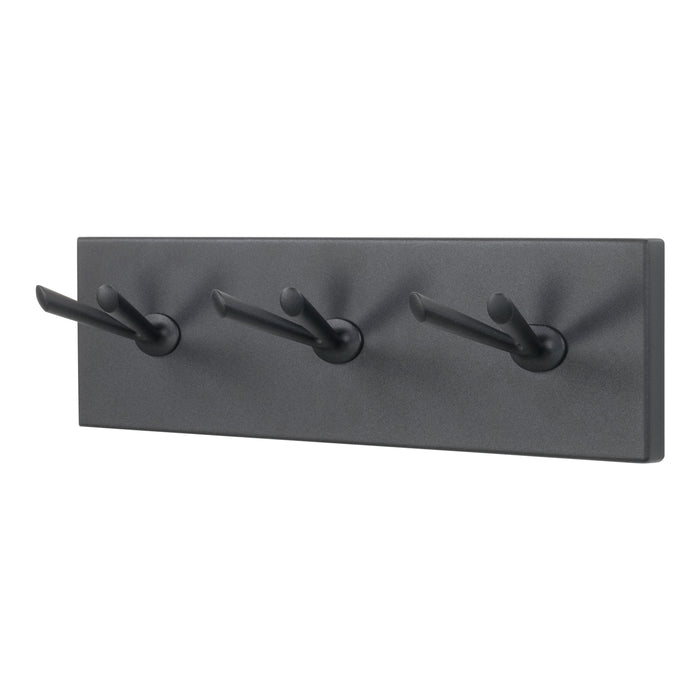 Spinder Design Pull Wandkapstok - 6 Haken - Zwart