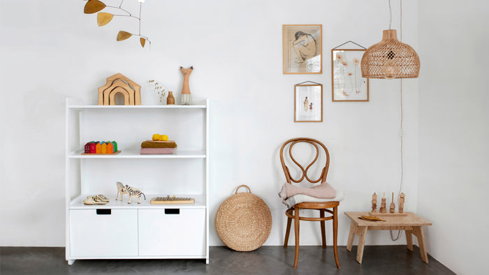 Ukkepuk Sterk speelgoedkast wit