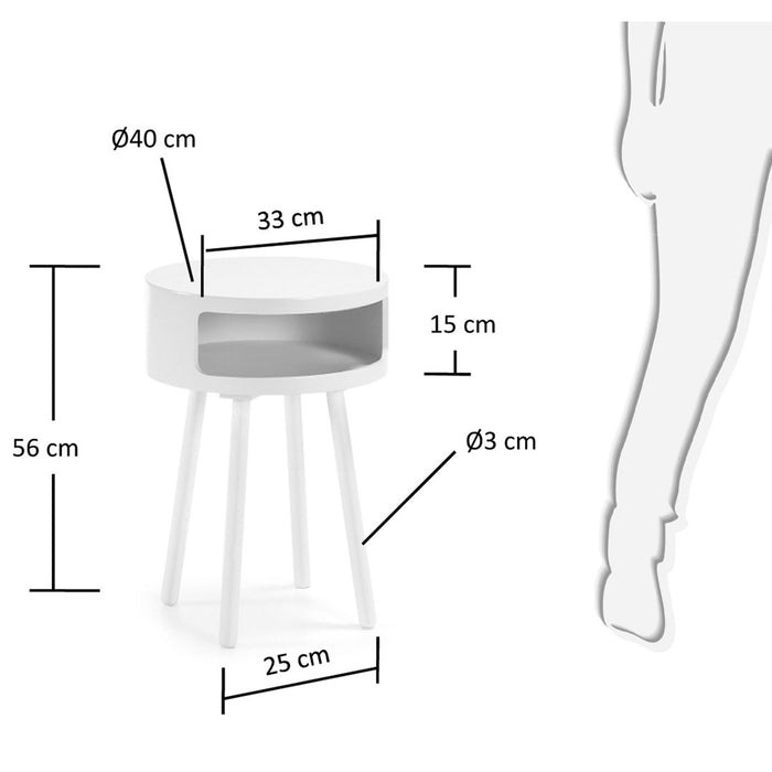 Kave Home Kurb Bijzettafel