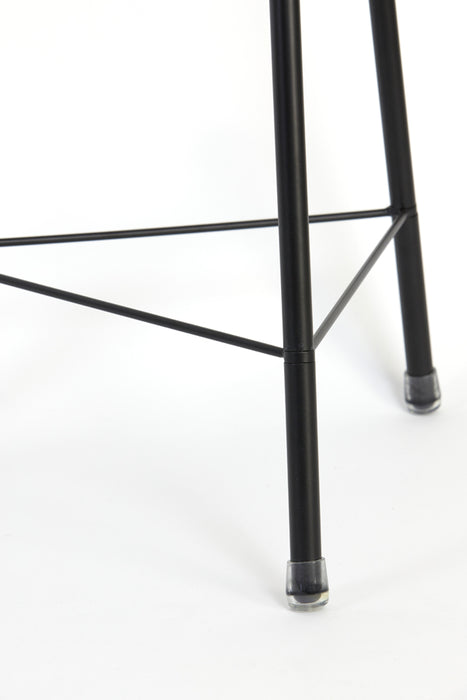 Light & Living Plumeria Vloerlamp - H 132 x Ø 42 cm - Zwart