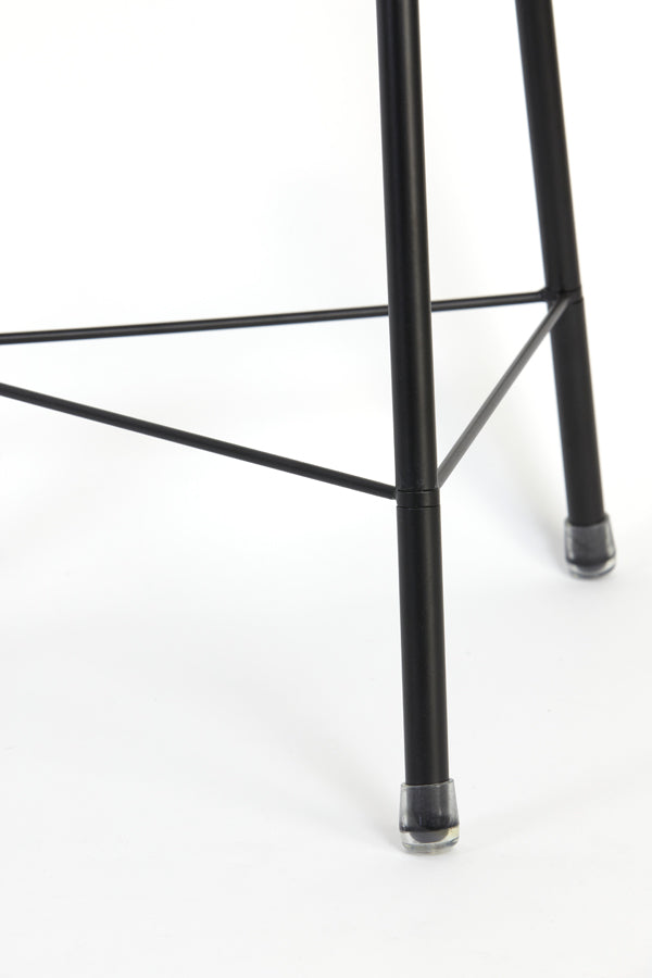 Light & Living Plumeria Vloerlamp - H 132 x Ø 42 cm - Zwart