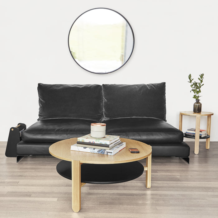 Umbra Hub Spiegel Ø 94 cm - Zwart