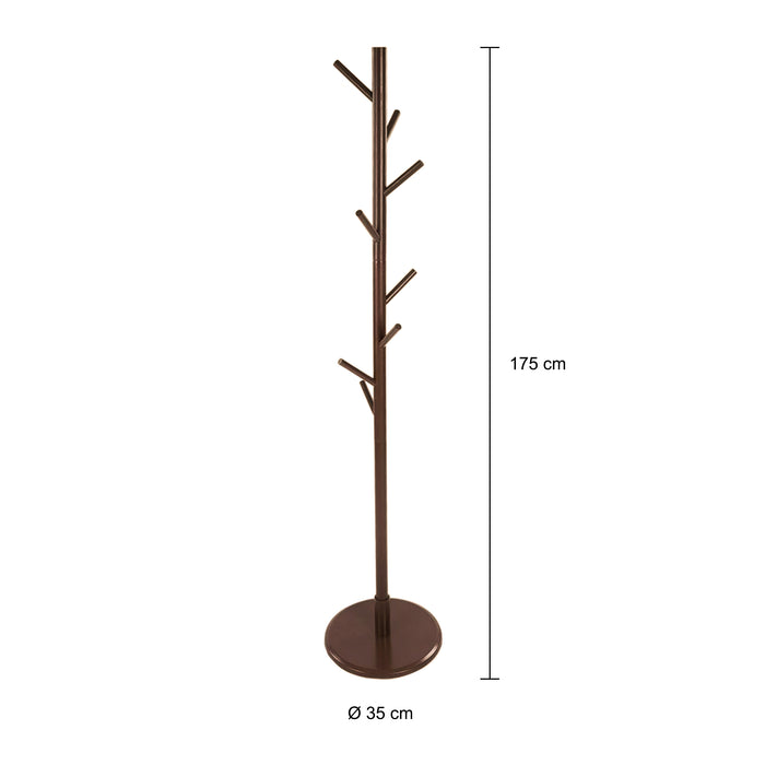 QUVIO Staande kapstok hout bruin