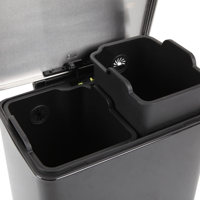 EKO E-Cube recycling Pedaalemmer 19 Liter (10+9 L)