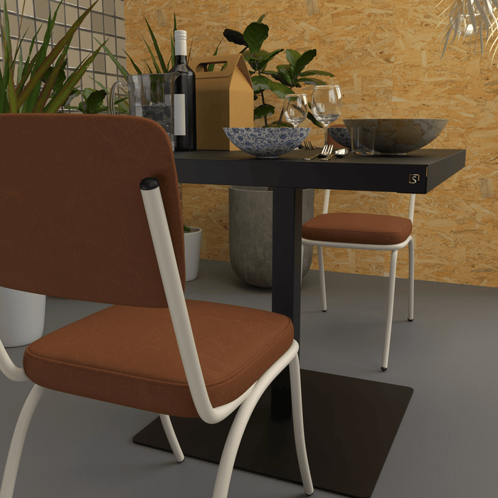 Steellish Bistrotafel Zwart