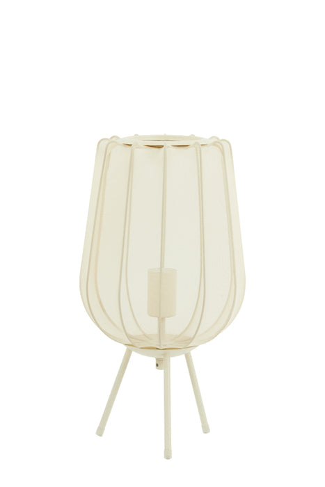 Light & Living Plumeria Tafellamp - H 45 x Ø 25 cm - Zand
