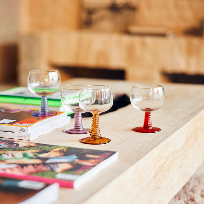 HKliving Swirl Wijnglas 0,35 L