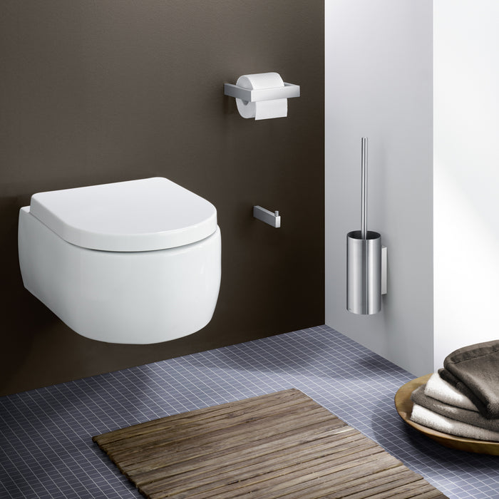 Zack Linea Toiletborstel met houder mat