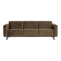 WOOOD Statement 3-zitsbank - Fluweel - Taupe