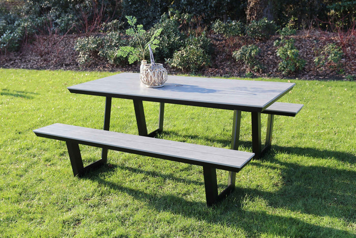 4 Seizoenen Tuinmeubelen Coffee Bay Picknicktafel (grey)