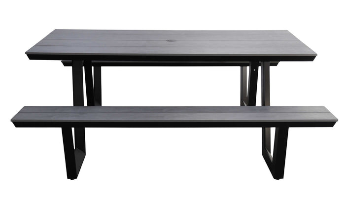 4 Seizoenen Tuinmeubelen Coffee Bay Picknicktafel (grey)