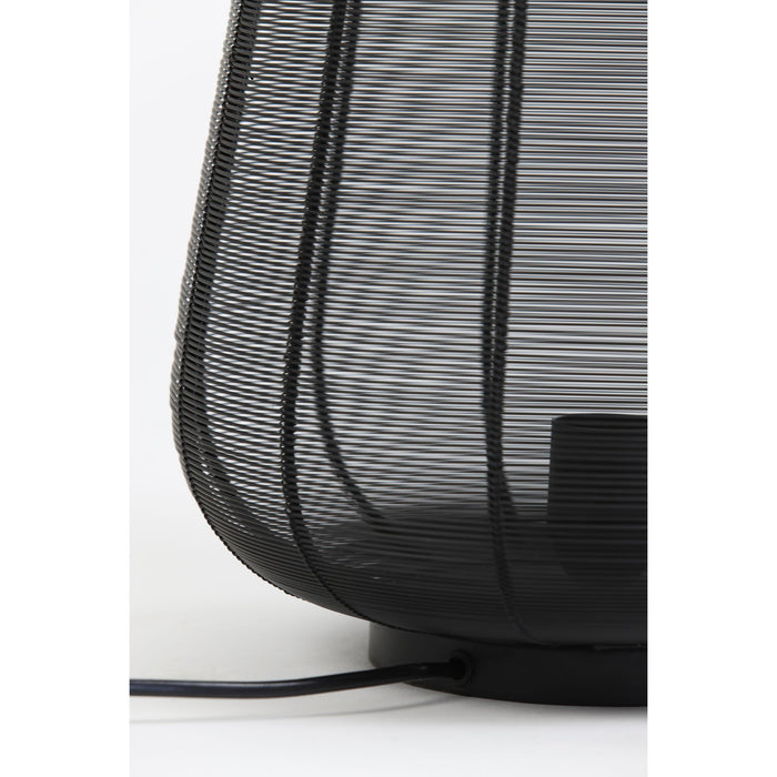 Light & Living Tafellamp Adeta - Zwart - Ø29cm