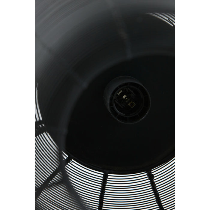 Light & Living Tafellamp Adeta - Zwart - Ø29cm