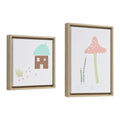 Kave Home Leshy Shilderijen - Set van 2