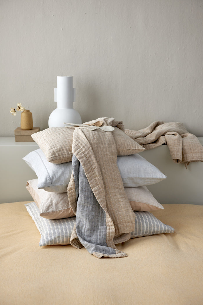 Vandyck Dekbedovertrek PURE 41 Light Honey 240x220 cm (linnen/katoen)