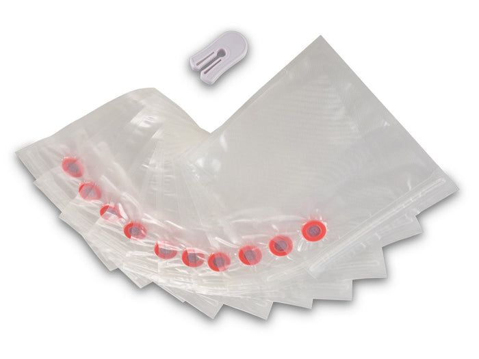 Solis Ziplock Vacuümzakken - 26 x 35 cm - 10 stuks