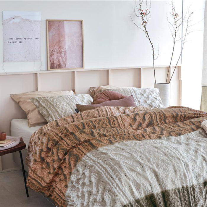 Ariadne at Home Snug Dekbedovertrek 240 x 220 cm - Bruin