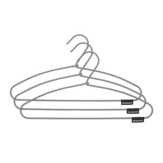 Brabantia Soft Touch Kledinghangers - Set van 3 - Zwart/Wit