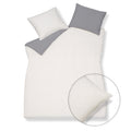 Vandyck Dekbedovertrek PURE 28 Grey 200x220 cm (linnen/katoen)