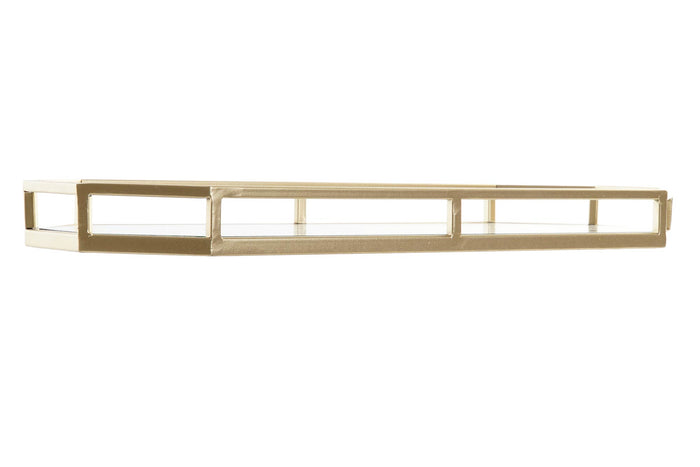 CASA DI ELTURO Mirror Tray Luxurious Hexagon - Metalen spiegel