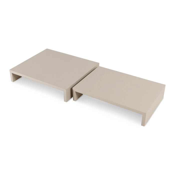 HKliving Plateau Bijzettafel S - Sand