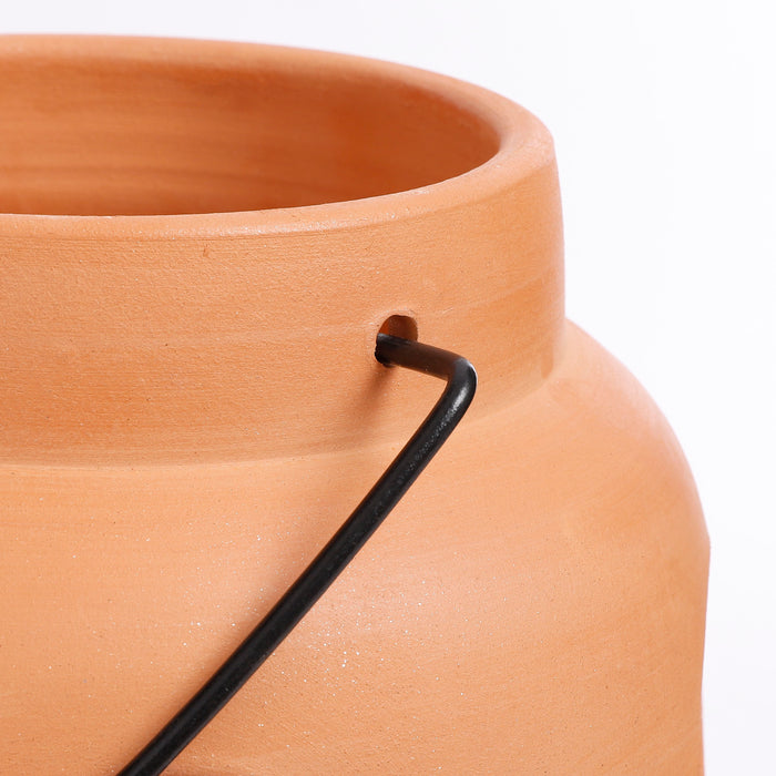 Mica Decorations Arena Lantaarn - H50 x Ø25 cm - Terracotta