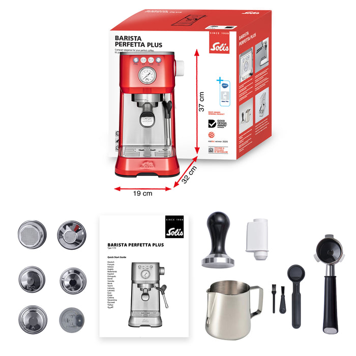 Solis Barista Perfetta Plus 1170 Espressomachine -Pistonmachine Koffie