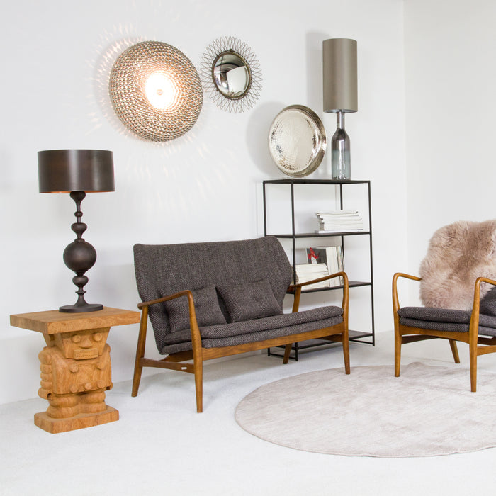 POLSPOTTEN Peggy Loungestoel - Grijs