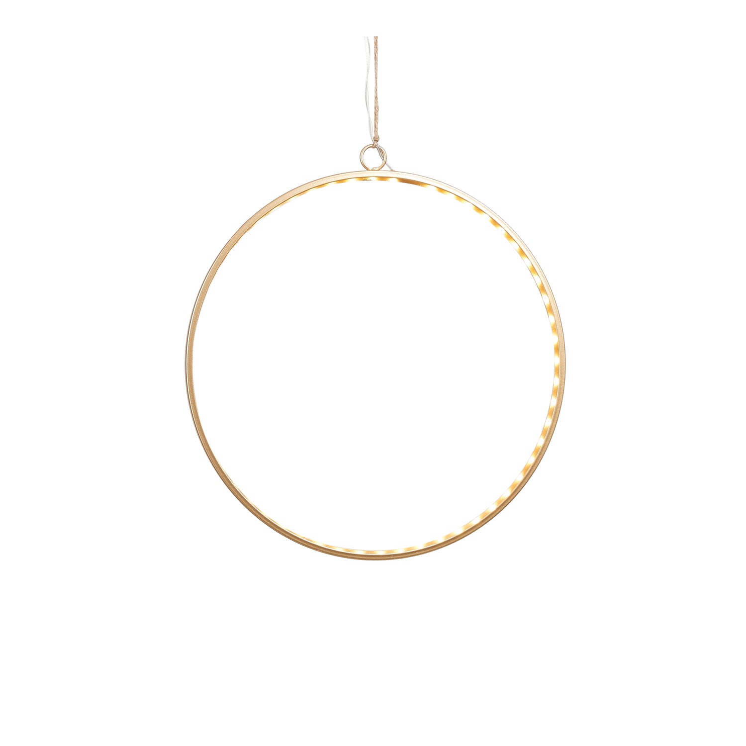 House of Seasons Decoratie Cirkel Kerst Sfeerverlichting Ø 30 cm - Goud