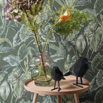 present time Bird Decoratief Object - Zwart (Stof)