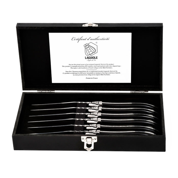 Laguiole Style de Vie Luxury Line Steakmessenset 6 st.