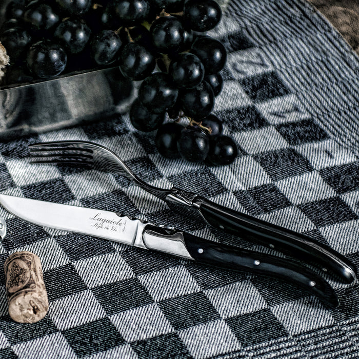 Laguiole Style de Vie Luxury Line Steakmessenset 6 st.